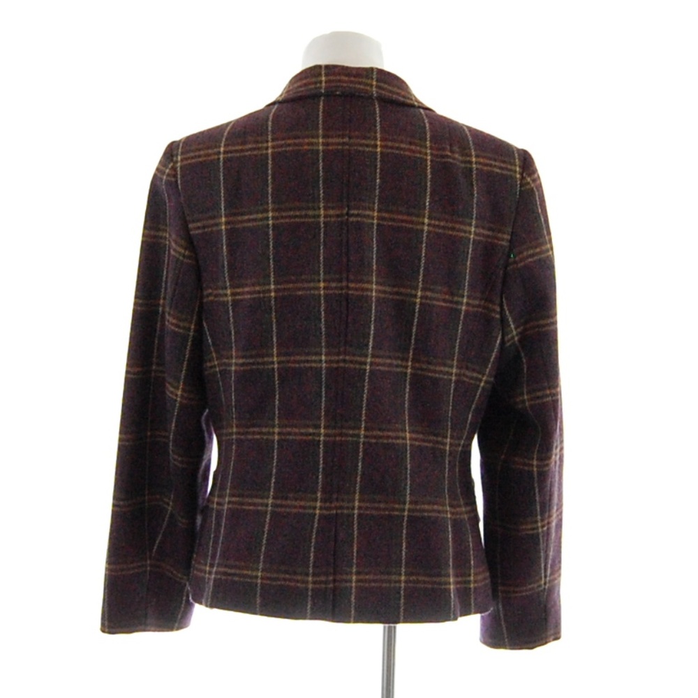Talbots 100% Wool Plaid Jacket / Blazer - Picture 3 of 8